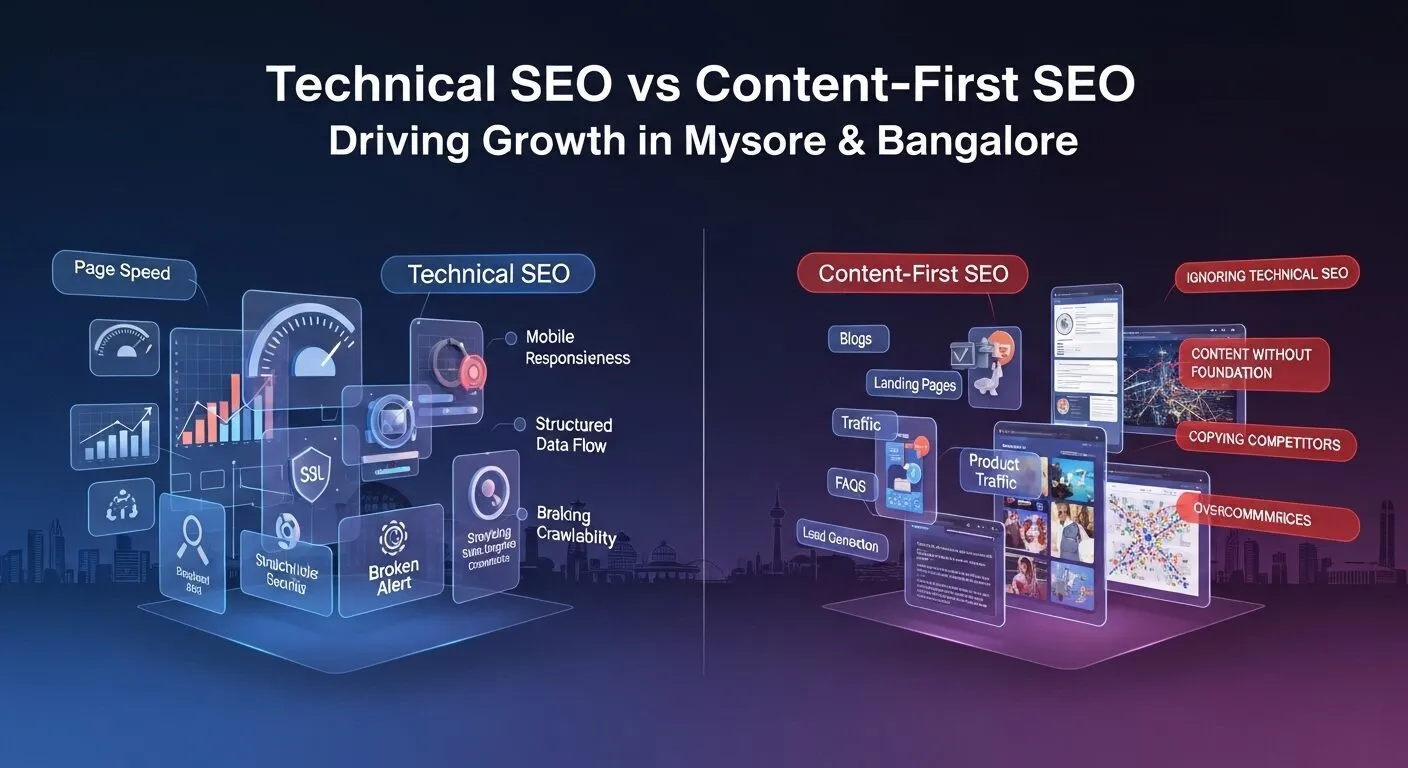 Technical SEO vs Content-First SEO