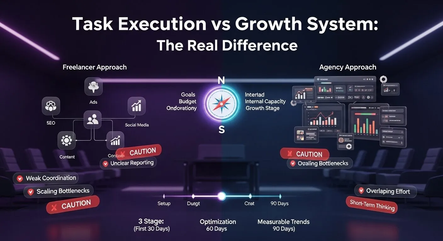 Digital Marketing Agency vs Freelancer