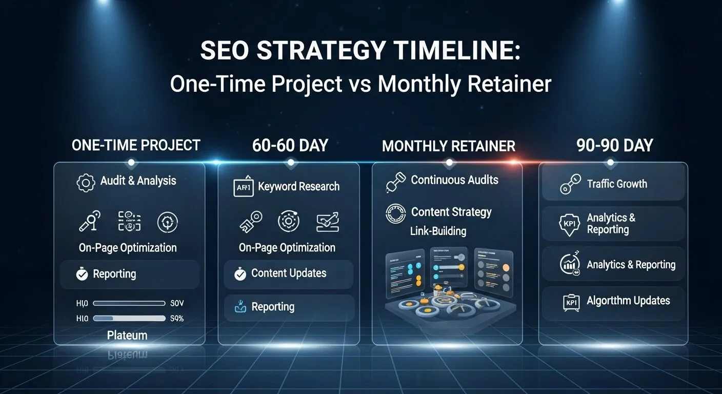 Monthly SEO Retainer vs One-Time SEO Project