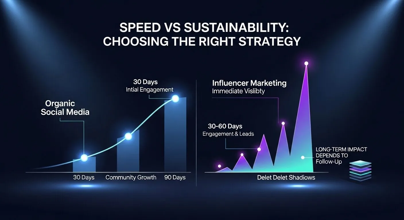 Organic Social Media vs Influencer Marketing