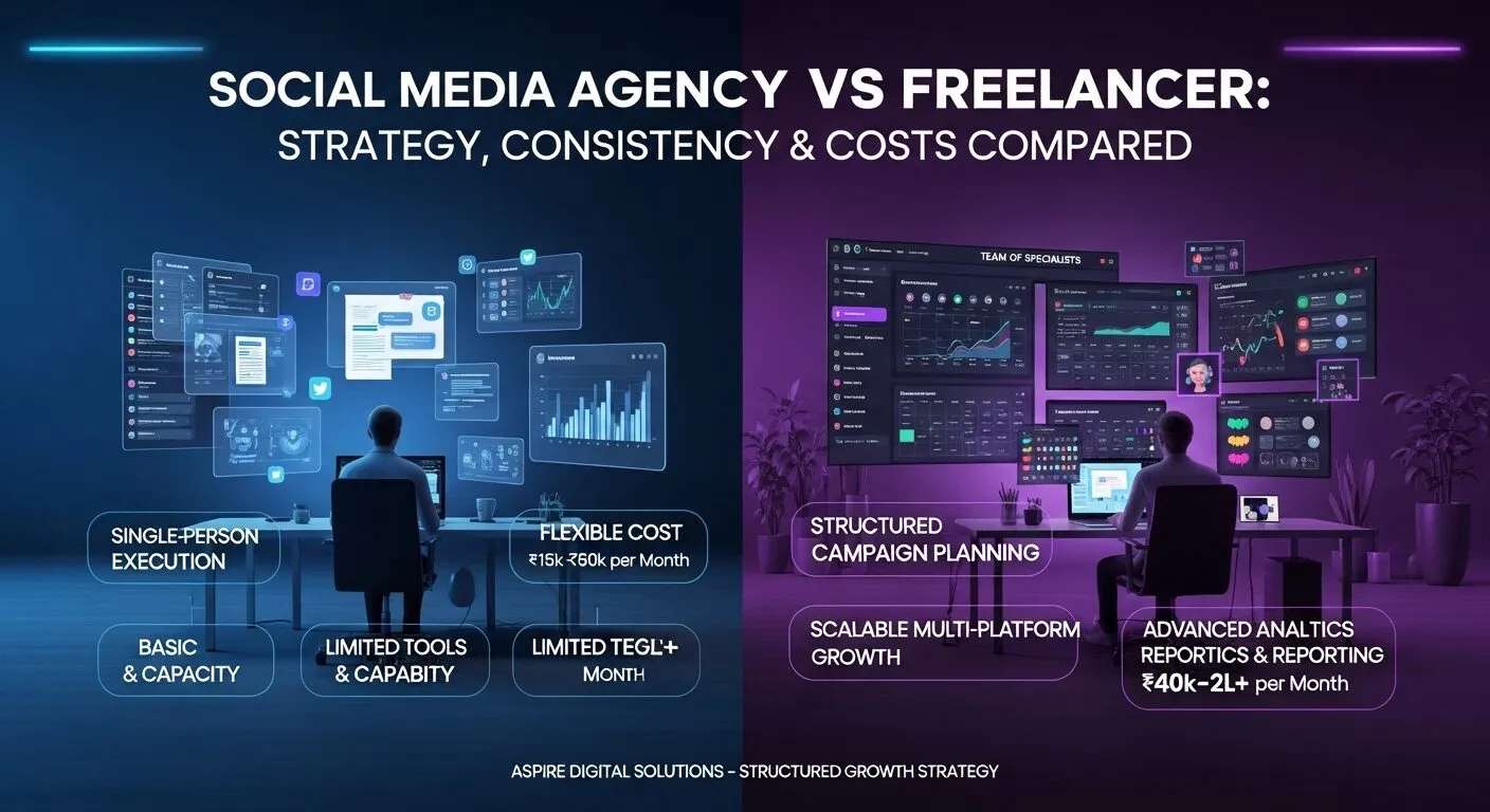 Social Media Agency vs Freelancer