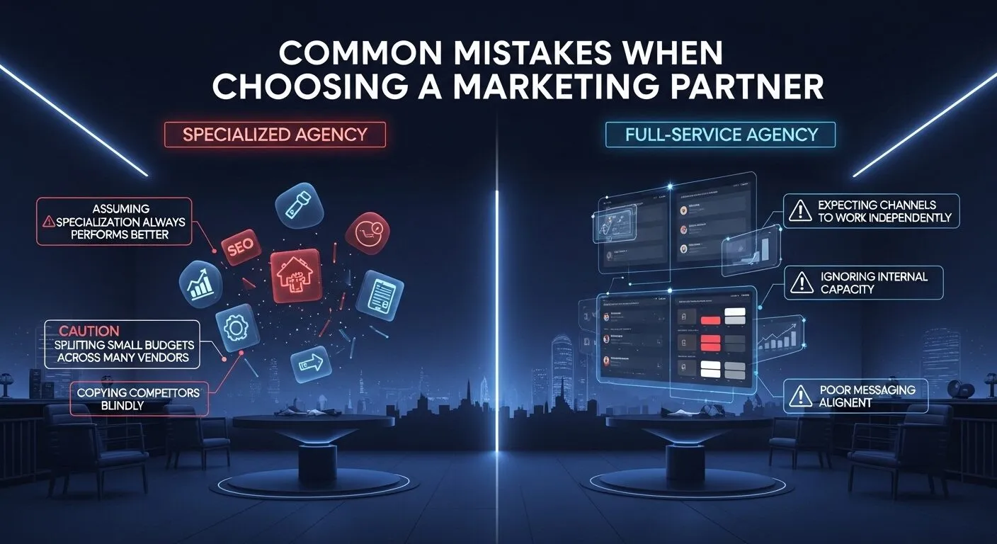 Full-Service Digital Marketing Agency vs Specialized Agency