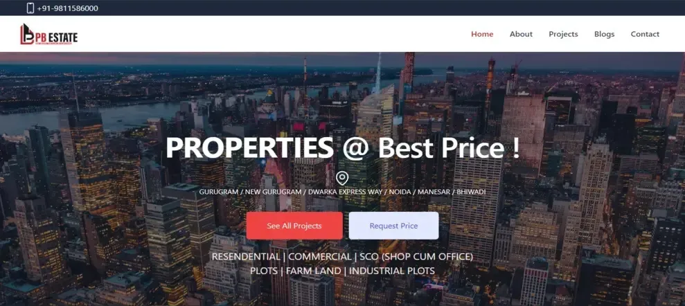 PB Estate SEO screenshots